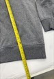 VINTAGE 90S THE NORTH FACE NEVER STOP EXPLORING GREY HOODIE