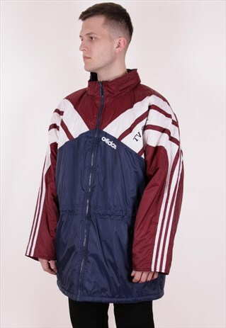 90S VINTAGE ADIDAS SHELL PADDED COAT AA10771