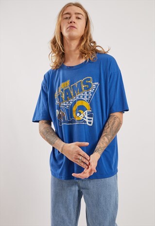 VINTAGE ST. LOUIS RAMS GRAPHIC PRINT T-SHIRT