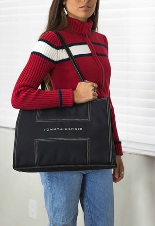 VINTAGE TOMMY HILFIGER PURSE LOGO 90S X 21.1