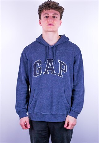 VINTAGE GAP HOODIE IN BLUE