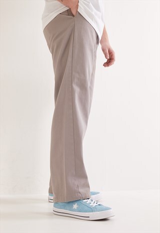VINTAGE DICKIES STRIAGHT LEG TROUSERS GREY