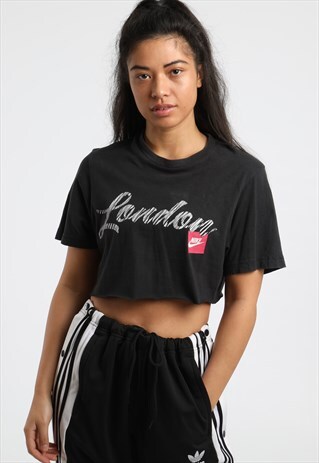 90S NIKE PRINT CROPPED T-SHIRT