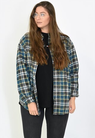 VINTAGE CHECK FLANNEL SHIRT /BVF1412