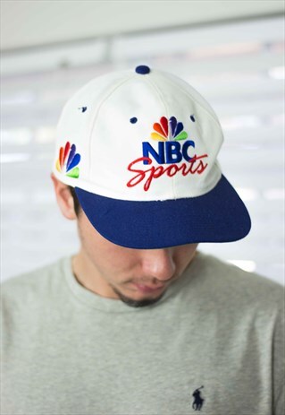 VINTAGE EMBROIDERED LOGO BASEBALL CAP 90S X 3.1