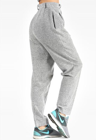 VINTAGE TAPERED TROUSERS SPECKLED