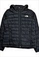 Women's The North Face Padded Jacket In Black Size M UK 10