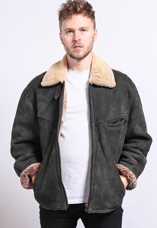 VINTAGE SUEDE AVIATOR JACKET