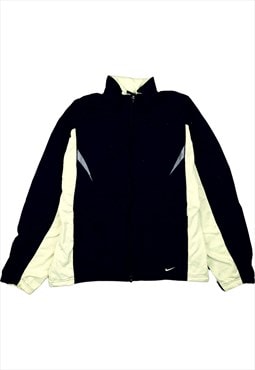 Vintage 90's Nike Windbreaker Lightweight Full Zip Up Black