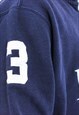 POLO BY RALPH LAUREN HOODIE BLUE LOGO SWEATSHIRT JUMPER TOP