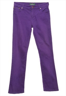 Purple Ralph Lauren Straight Fit Jeans - W32