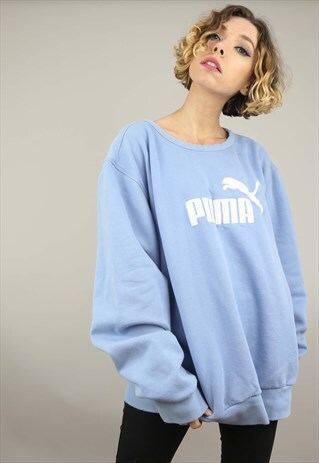 VINTAGE 90S OVERSIZED PUMA SWEATER SWEATSHIRT