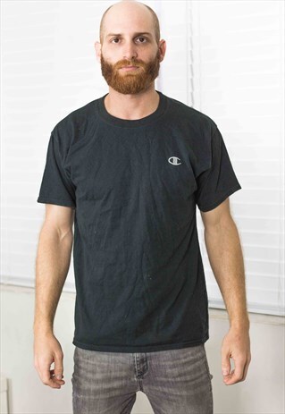 VINTAGE CHAMPION T-SHIRT LOGO 90S M 6.3