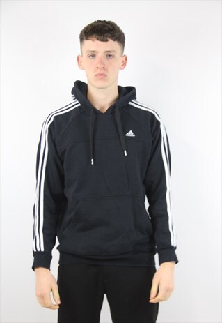 VINTAGE ADIDAS BLACK HOODIE