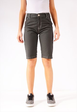 VINTAGE LEVI'S CHINO BERMUDA SHORTS DARK GREY