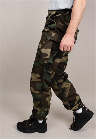 VINTAGE CAMO TROUSERS ASM1897