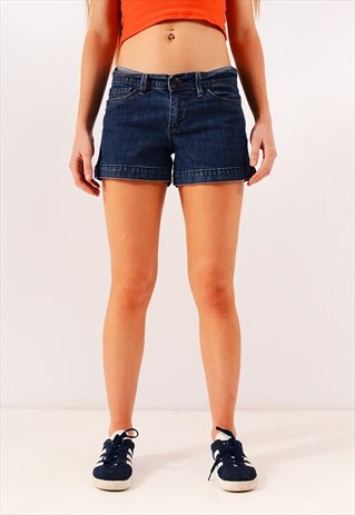 VINTAGE LEVI'S DENIM SHORTS DARK BLUE