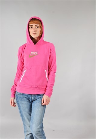 VINTAGE NIKE PINK PULLOVER HOODIE