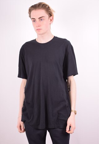 CALVIN KLEIN MENS VINTAGE T-SHIRT TOP XL BLACK 90S