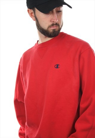 VINTAGE CHAMPION SMALL LOGO SWEATSHIRT JUMPER