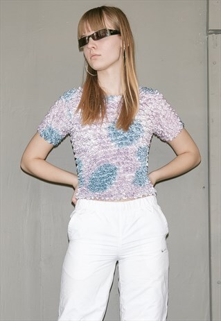 VINTAGE RAVE CROP T-SHIRT
