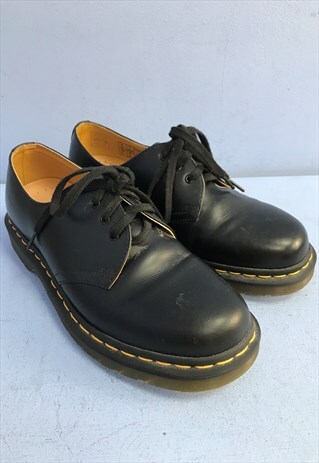 Genuine Leather Smart Shoes Black Lace-Up 