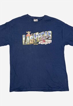 Vintage 90s Hanes Las Vegas T-Shirt Top L