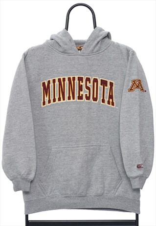VINTAGE MINNESOTA GOPHERS SPELLOUT GREY SPORTS HOODIE WOMENS