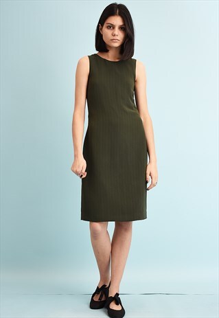 Y2K CLASSIC CUT MINIMALIST MINI PENCIL DRESS