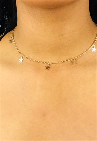 THE SEVEN STARS SHORT LINK CHAIN NECKLACE