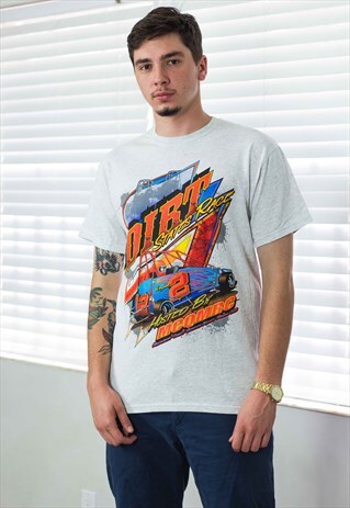 VINTAGE RACING T-SHIRT LOGO 90S M 7