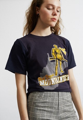 LIGHT NAVY/DARK NAVY TOOTAFFY REASSEMBLED T-SHIRT