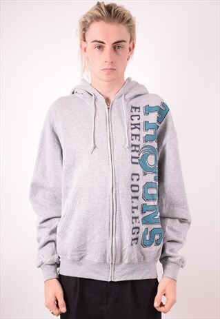 CHAMPION MENS VINTAGE HOODIE SWEATER MEDIUM GREY 90S