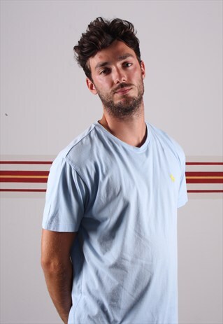 BABY BLUE RALPH LAUREN T-SHIRT