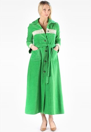 RETRO 70S TERRY CLOTH BATH ROBE