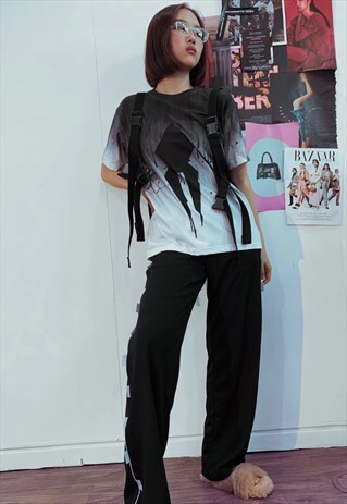 BLACK BELT VEST WITH WATERPROOF POCKETS