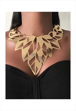 GHARBIA Necklace Statement - Gold 