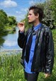 Vintage 90's Patchwork Leather Jacket