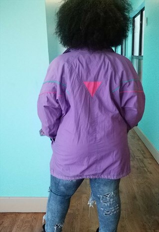 90'S VINTAGE MULTI-COLORED OVERSIZED JACKET