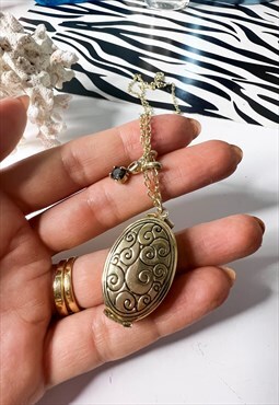 1990's 4 Section Locket Necklace