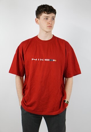VINTAGE NIKE 90'S RED T-SHIRT
