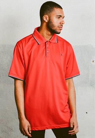 VINTAGE RED POLO SHIRT