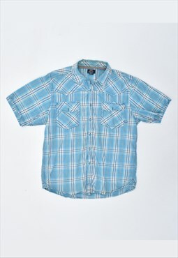 Vintage 90's Dickies Shirt Check Blue