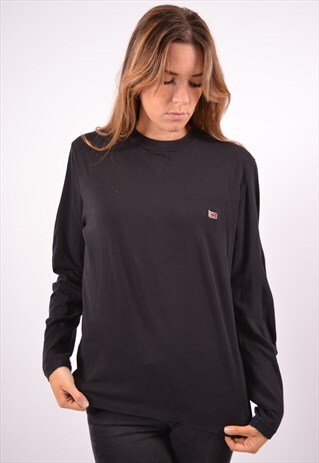 VINTAGE NAPAPIJRI TOP LONG SLEEVE BLACK