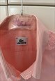 VINTAGE LACOSTE STRIPED SHIRT. SIZE 42. MADE IN FRANCE