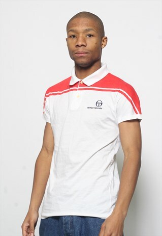 VINTAGE SERGIO TACCHINI POLO SHIRT WHITE
