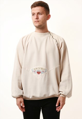 90S VINTAGE OLDSCHOOL CHEWAN COTTON SWEATSHIRT 16108