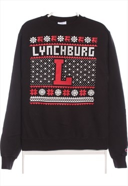 Vintage 90's Champion Sweatshirt Lynchburg Christmas