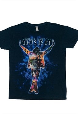 Michael Jackson Blue T-Shirt M