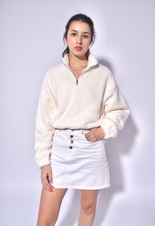 FAUX WOOL LONG SLEEVE JACKET
